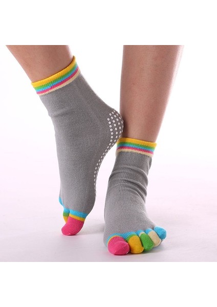 2 Çift Almila Yoga&pilates, Barre, Dans Çorabı Turkuaz-Gri fiyatları