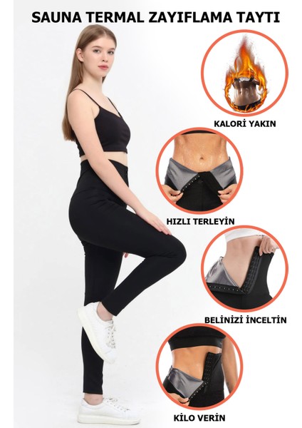 Agraflı Sauna Termal Terleme Taytı