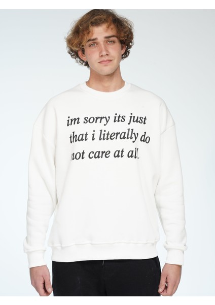 You Will Never Know Don't Care At All Unisex Oversize Sweatshirt