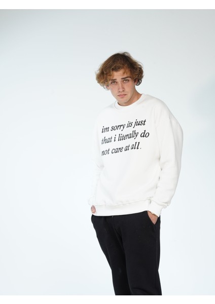 You Will Never Know Don't Care At All Unisex Oversize Sweatshirt