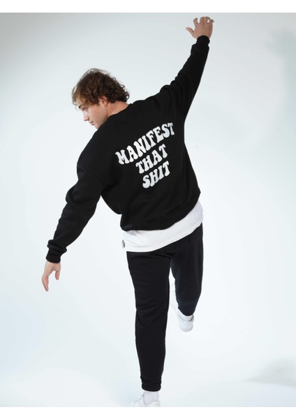 Manifest That Shit Unisex Oversize Sweatshirt