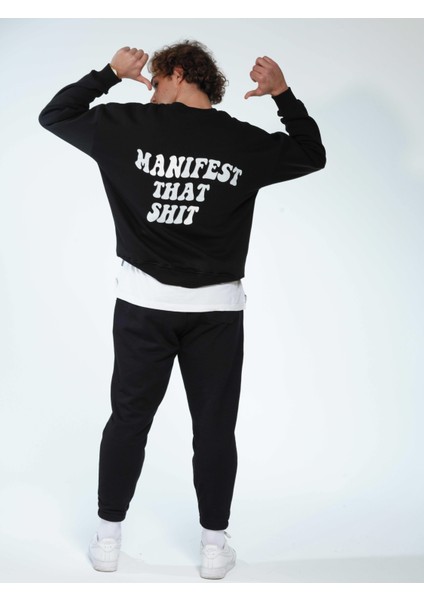 Manifest That Shit Unisex Oversize Sweatshirt