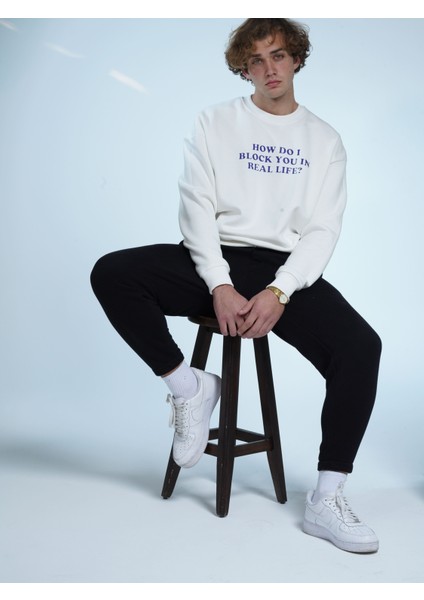 How Do I Block You Unisex Oversize Sweatshirt