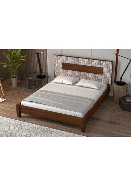 Detaylı Seramik Başlık Karyola Mors Ahşap Detaylı Seramik Başlık