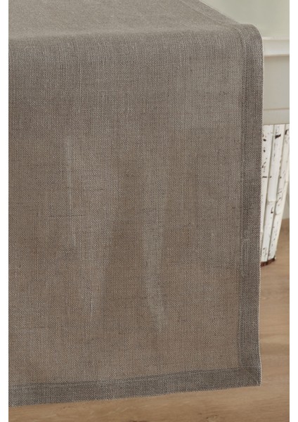 Klasik Keten Runner / Sunum / Servis Örtüsü