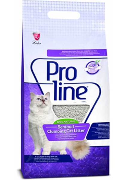 Pro Line Bentonit Lavanta Kokulu Kedi Kumu 10 Lt 2 Adet