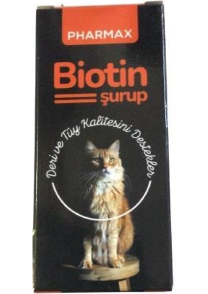 Biotin Deri ve Tüy Sağlığı Kedi Şurubu 40 ml