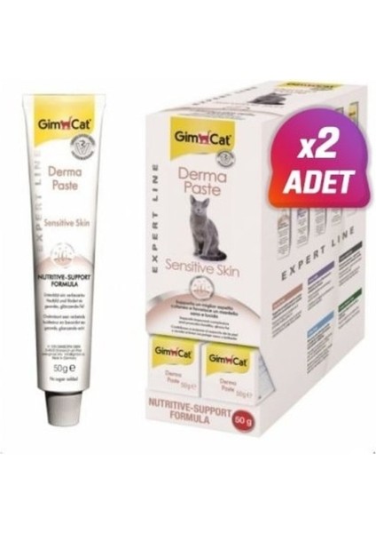 2 Adet - Kedi Macunu Derma Paste 50 gr