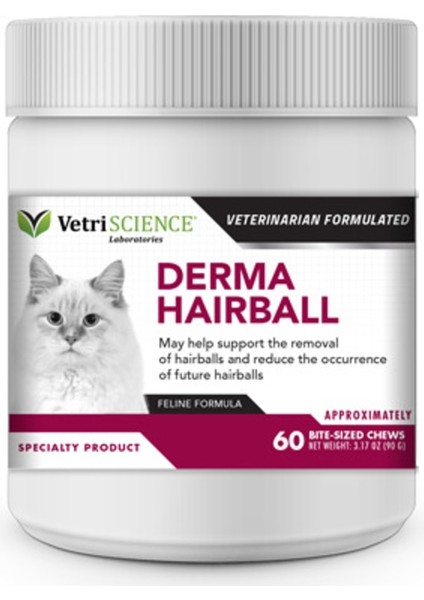 Derma Hairball Çiğneme Tableti 60TB