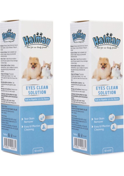 Eyes Clean Solution Köpek Göz Temizleme Solüsyonu 50 ML fiyatları