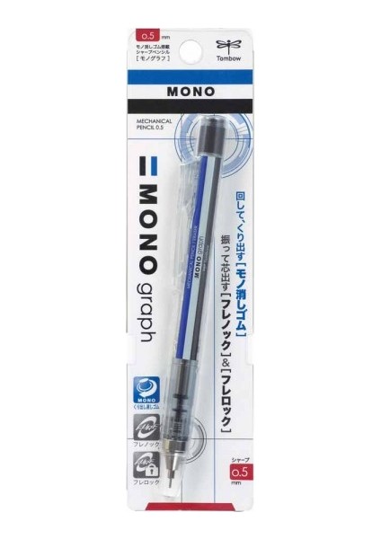: Mono Graph Blisterli Mekanik Kurşun Kalem : 0,5 mm : Çizgili
