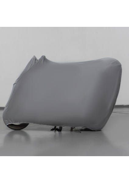 Salcano Tiger Speed 125 Gri Kumaş Motosiklet Branda Motor Penye Branda