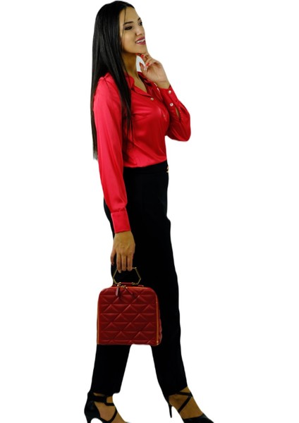 Saten Gömlek Kırmızı fiyatları