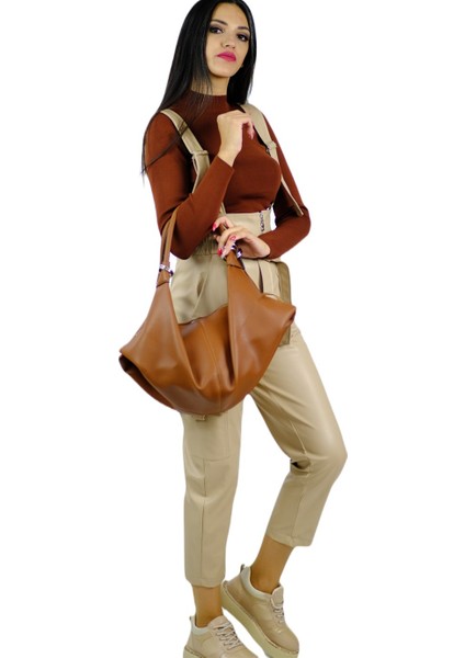 Deri Bahçıvan Tulum Camel fiyatları