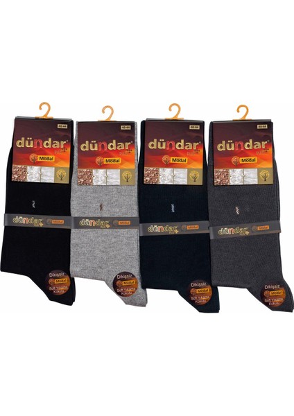 4124 Erkek Modal Micro Lcyralı Plus Dikişsiz Soket Karışık 6'lı Paket