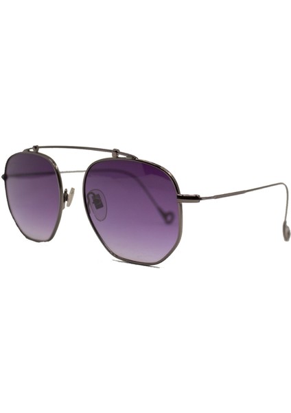 380 C01 50 Unisex Füme Geometrik Çerçeve Güneş Gözlüğü fiyatları