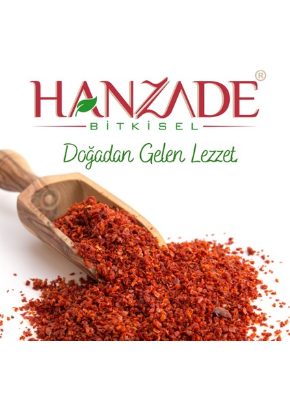 Hanzade Bitkisel İnce Pul Biber Orta Acılı 500 gr