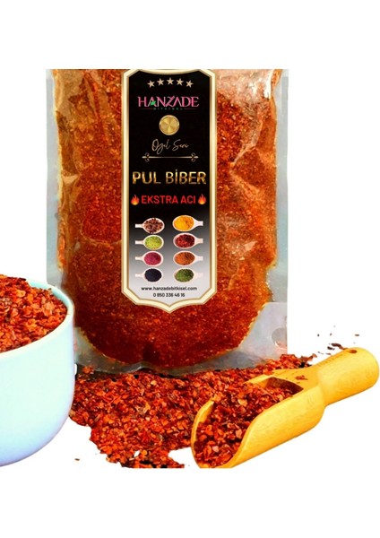 Hanzade Bitkisel Pul Biber Ekstra Çok Acı 250 gr