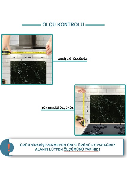 Tropik Yapraklar | Cam Ocak Arkası Koruyucu | 40cm X 60cm fırsatları