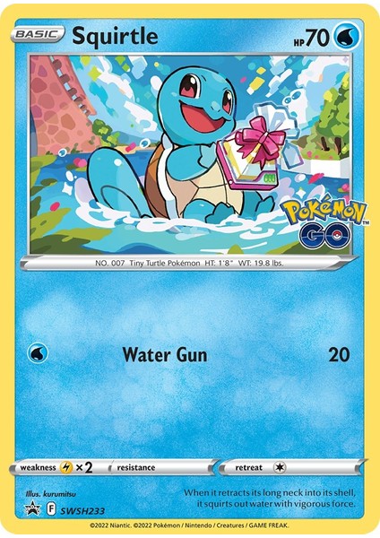 Pokemon Squirtle 70HP Kart