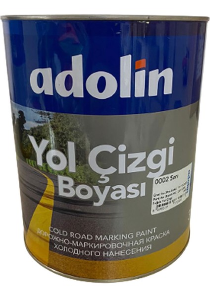 Yol Çizgi Boyası Sarı 3kg Selülozik Bazlı