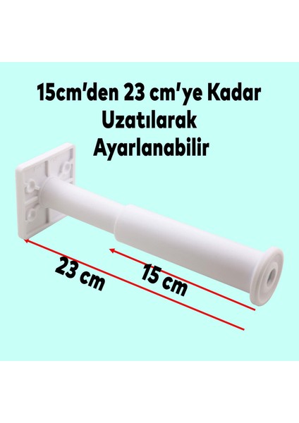 Ayarlanabilir Kare Mobilya Kanepe Koltuk Baza Destek Yükseltici Yükseltme Ayağı 15 Cm Beyaz Ayakları