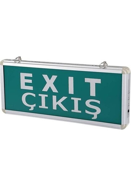 CT-9175 Exit Çıkış Levhası Şarjlı Ledli