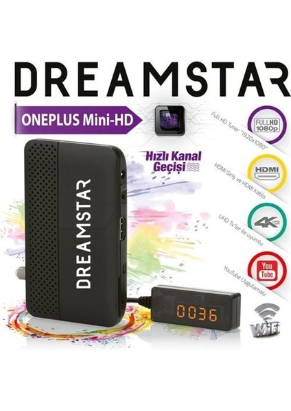 One Plas Mini Hd Uydu Alıcısı