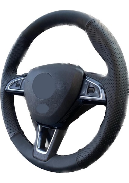 Skoda Octavia - Fabia-Superb-Scala 2015 Model F1 Kulakçık Olmayan Soft Spor Direksiyon Kılıfı