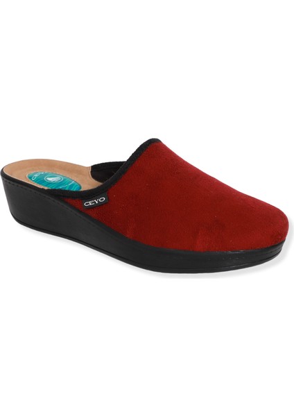 Konfores 1499-9932 Tam Anatomik Ev Içi Bayan Terlik - NKT01499-BORDO-38