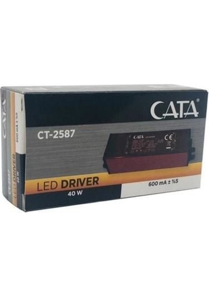 LED Driver 40 Watt 60X60 Panel Için Cata CT-2587