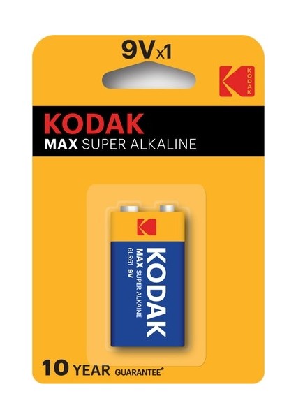 Max Süper Alkaline 9 Volt Pil