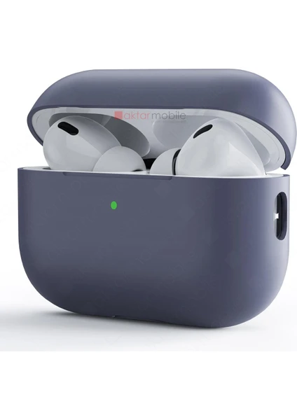 Airpods Pro 2. Nesil Tam Uyumlu Kılıf Hoparlör ve Mikrofon Delikli Silikon Kapak Yumuşak Dokulu