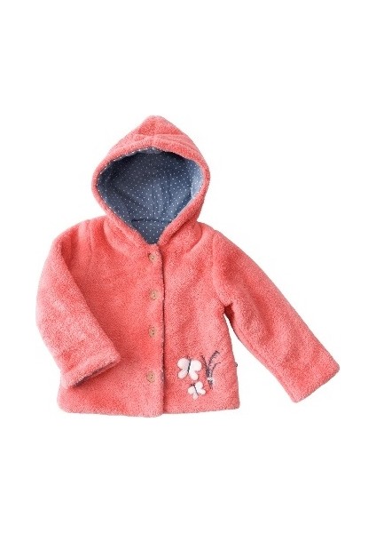 Bibaby Biorganic Wild Flowers Welsoft Hırka 61453 Coral