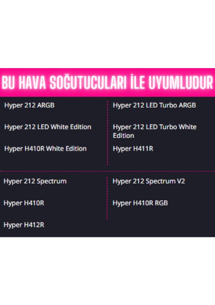 Cooler Master Amd Am5 ve Intel LGA1700 Uyumlu Montaj Kiti (Sadece Hava Soğutucu ile Uyumludur).