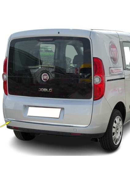 Fiat Doblo 2010 - 2014 Krom Bagaj Alt Çıta