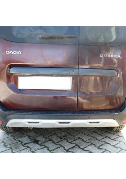 Dacia Dokker 2012 ve Üzeri Krom Arka Tampon Eşiği