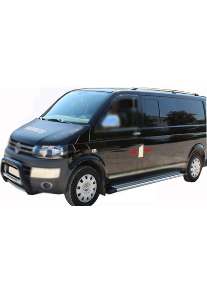 Askrom Vw T5 Transporter 2010 - 2014 Van Depo Kapağı Paslanmaz Çelik