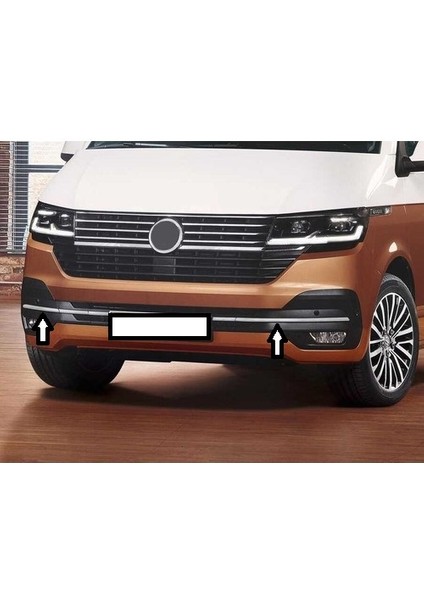 Vw T6.1 Transporter 2020 Sonrası Van Ön Tampon Çıtası 4 ParçaPaslanmaz Çelik