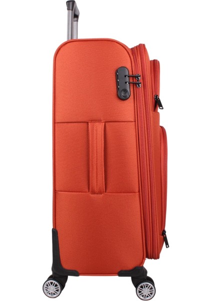 Ultra Lıght Körüklü Kumaş Büyük Boy Valiz Kiremit indirimleri