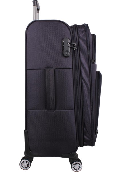 Ultra Lıght Körüklü Kumaş Büyük Boy Valiz Lacivert fırsatları