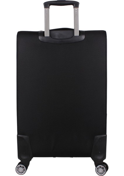Ultra Lıght Körüklü Kumaş Kabin Boy Valiz Siyah fırsatları