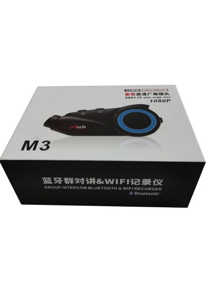 Magıcvoıce M3 Motosiklet Bluetooth Intercom Kulaklık