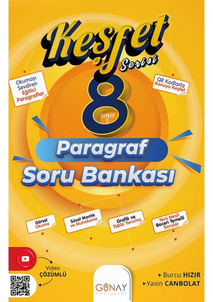 8.Sınıf Keşfet Paragraf Soru Bankası