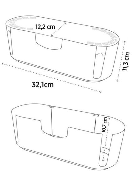 Bella 2 Li Kablo Düzenleyici Organizer 50808