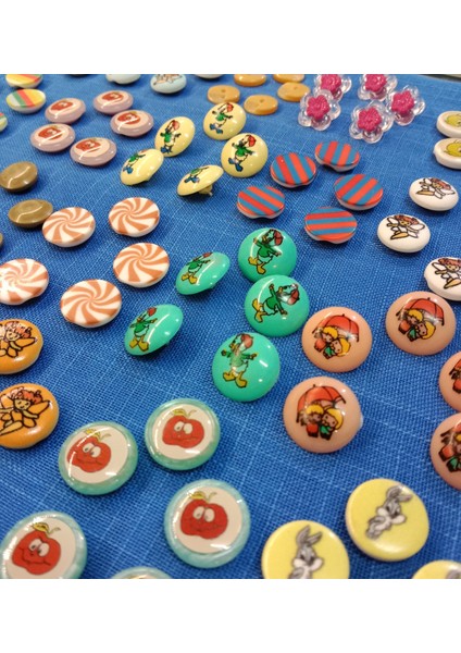 Karma Bebek Düğmesi 100 Adet ( 4 )