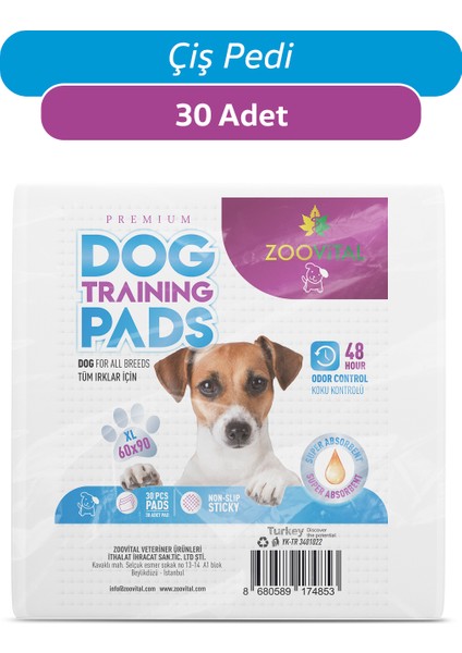 60X90 cm Kedi Köpek Çiş Pedi 30 Adet