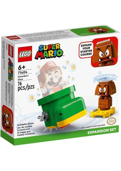 71404 LEGO Super Mario Goombanın Ayakkabısı Ek Macera Seti 76 Parça +6 Yaş