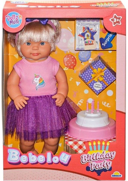 40021 Bebelou Doğum Günü Bebek 40 cm