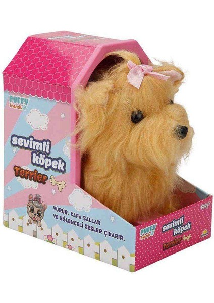 47908 Hareketli Sesli Sevimli Köpek Terrier -Sunman